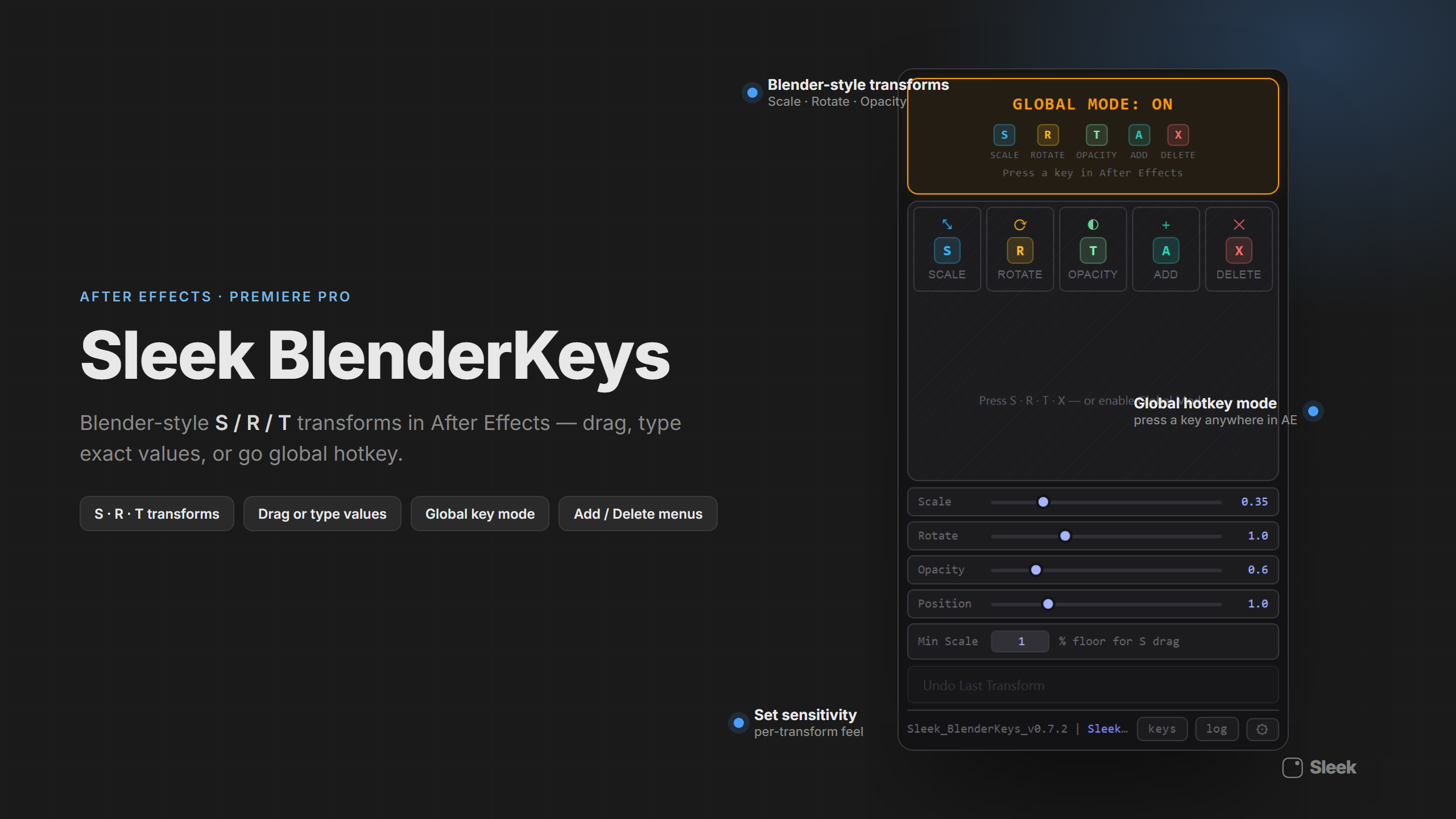 Sleek BlenderKeys preview 1