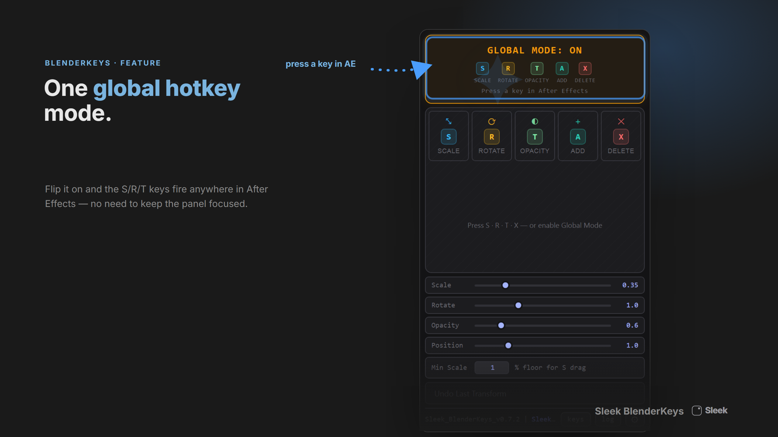 Sleek BlenderKeys preview 2