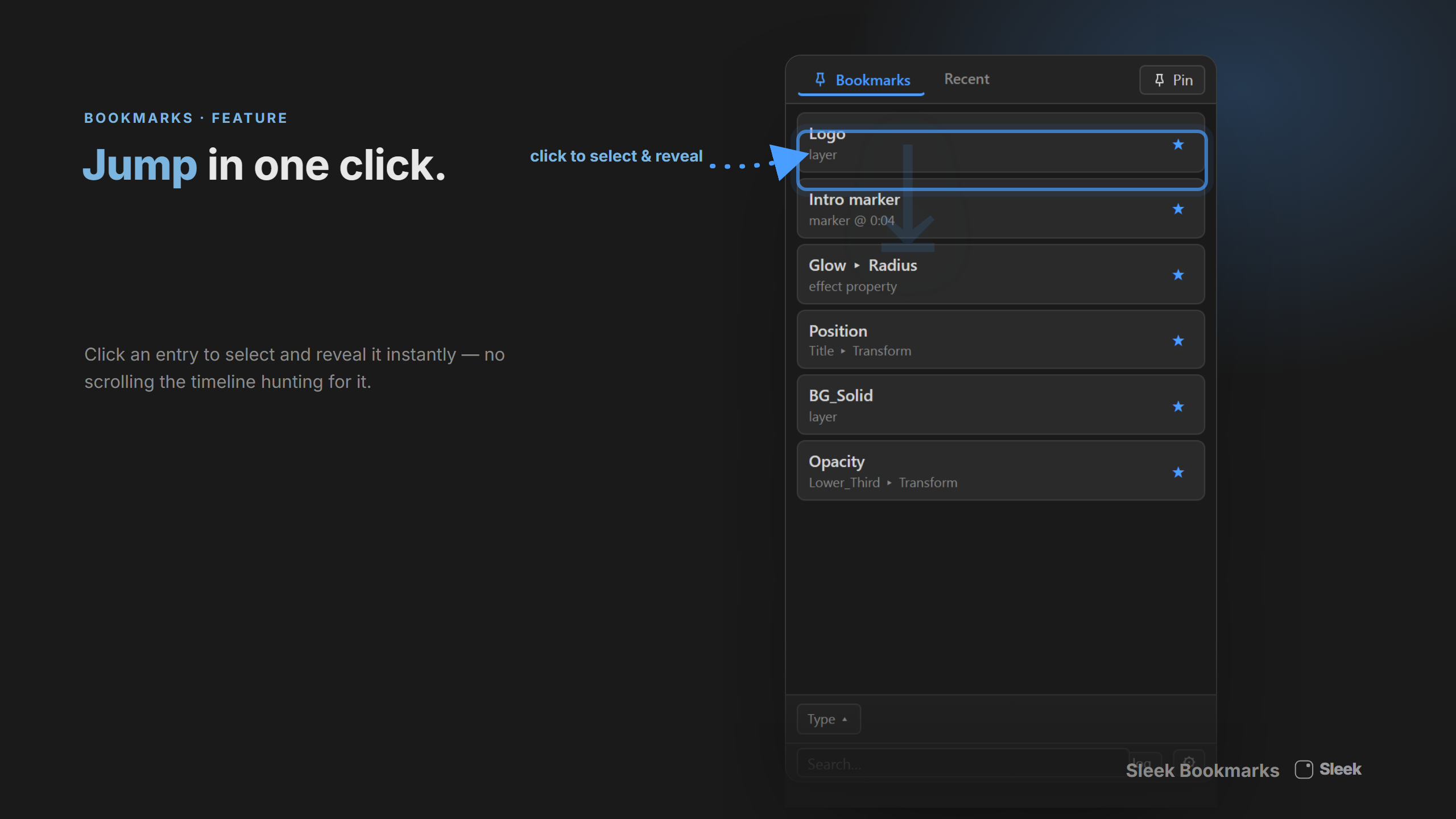 Sleek Bookmarks preview 2