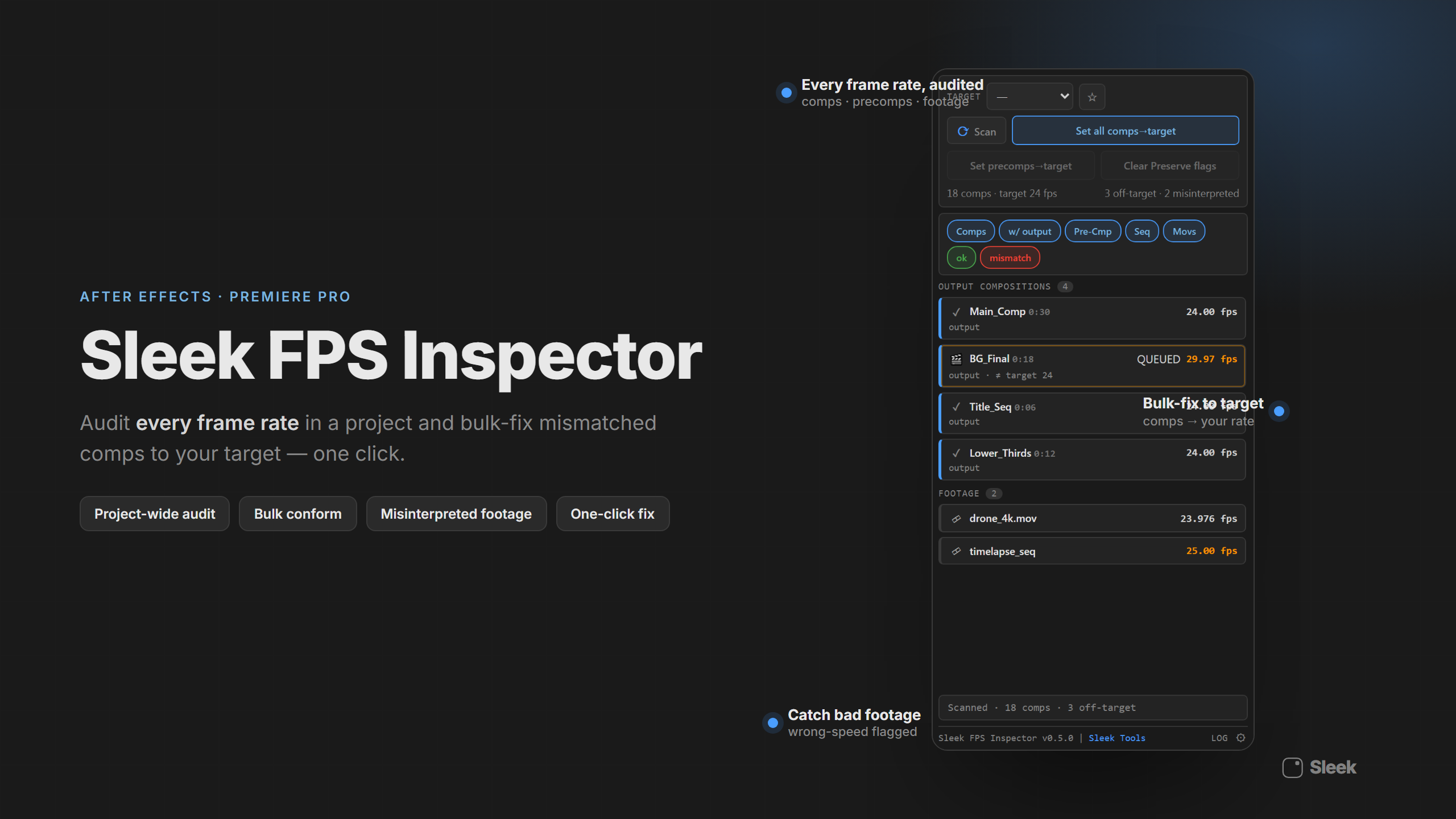 Sleek FPS Inspector preview 1