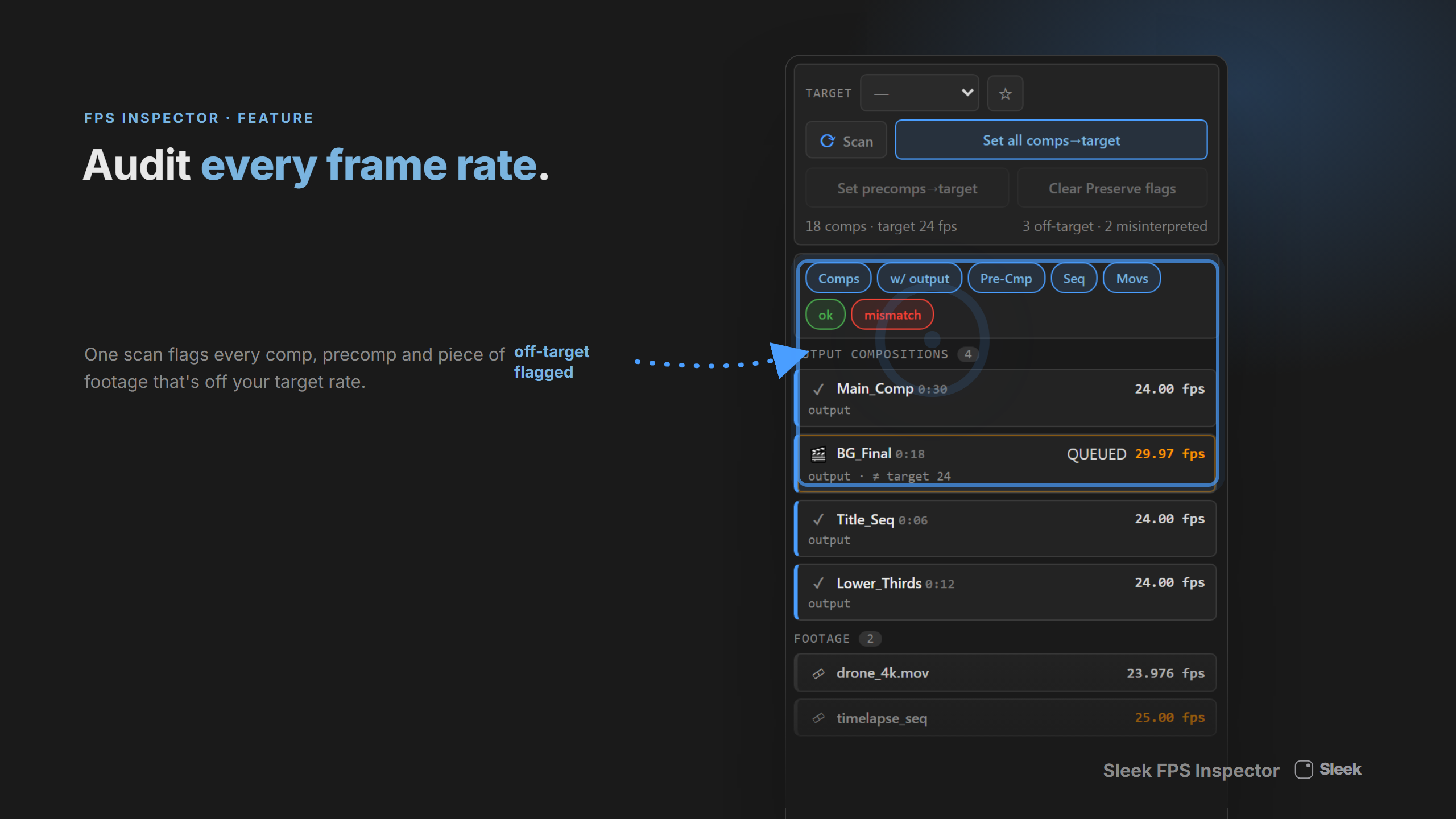Sleek FPS Inspector preview 2