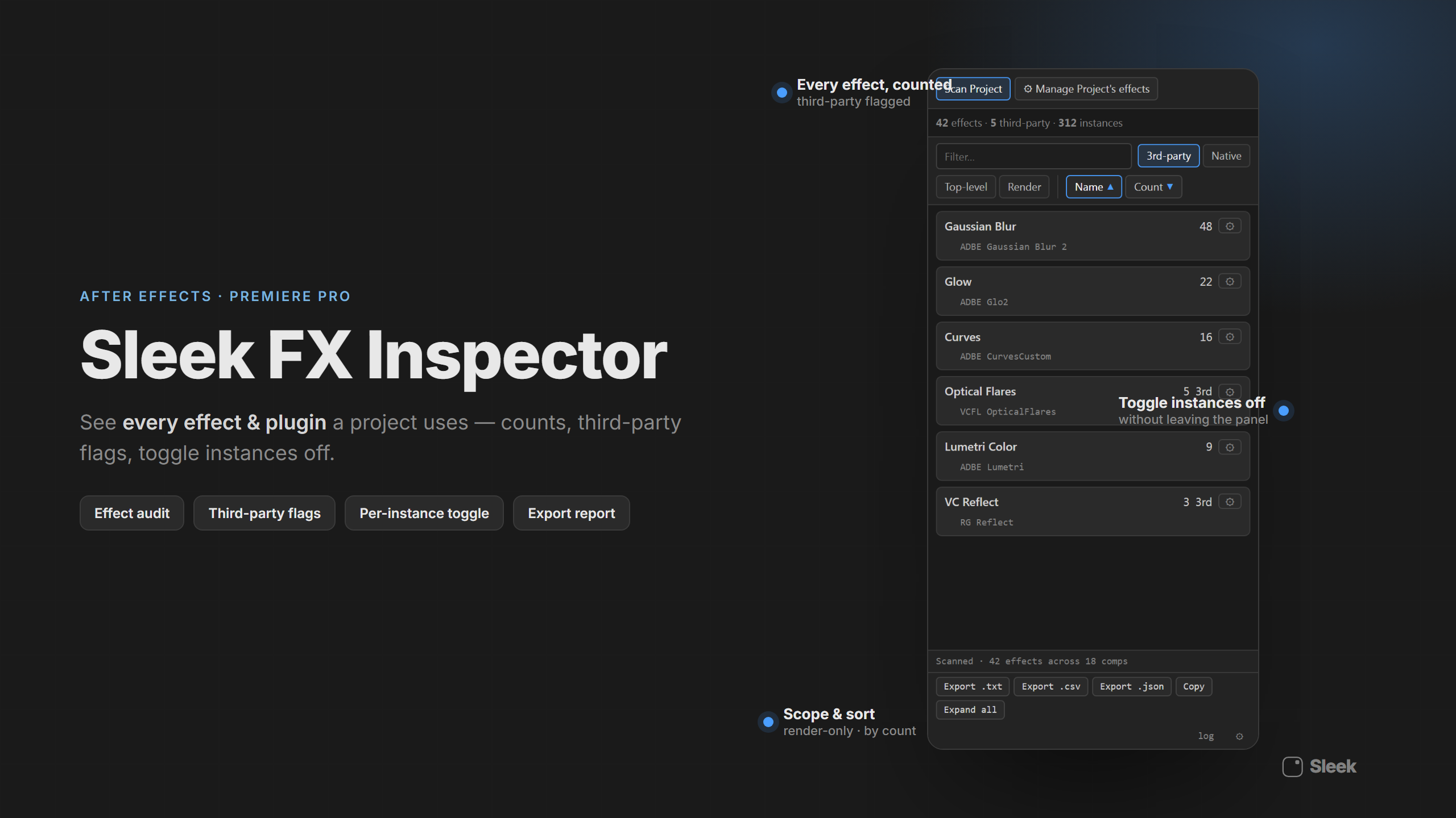 Sleek FX Inspector preview 1