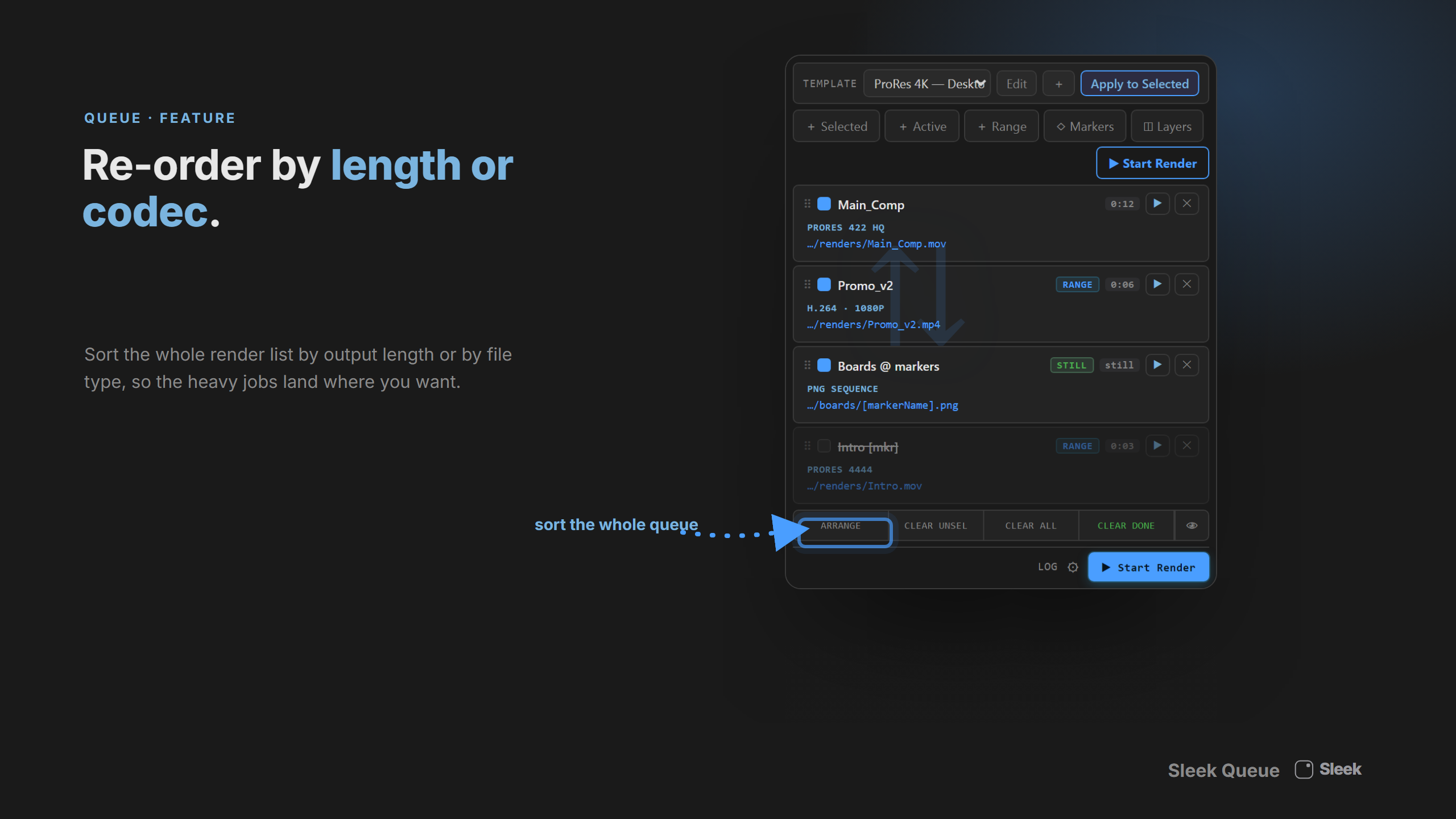 Sleek Queue preview 2