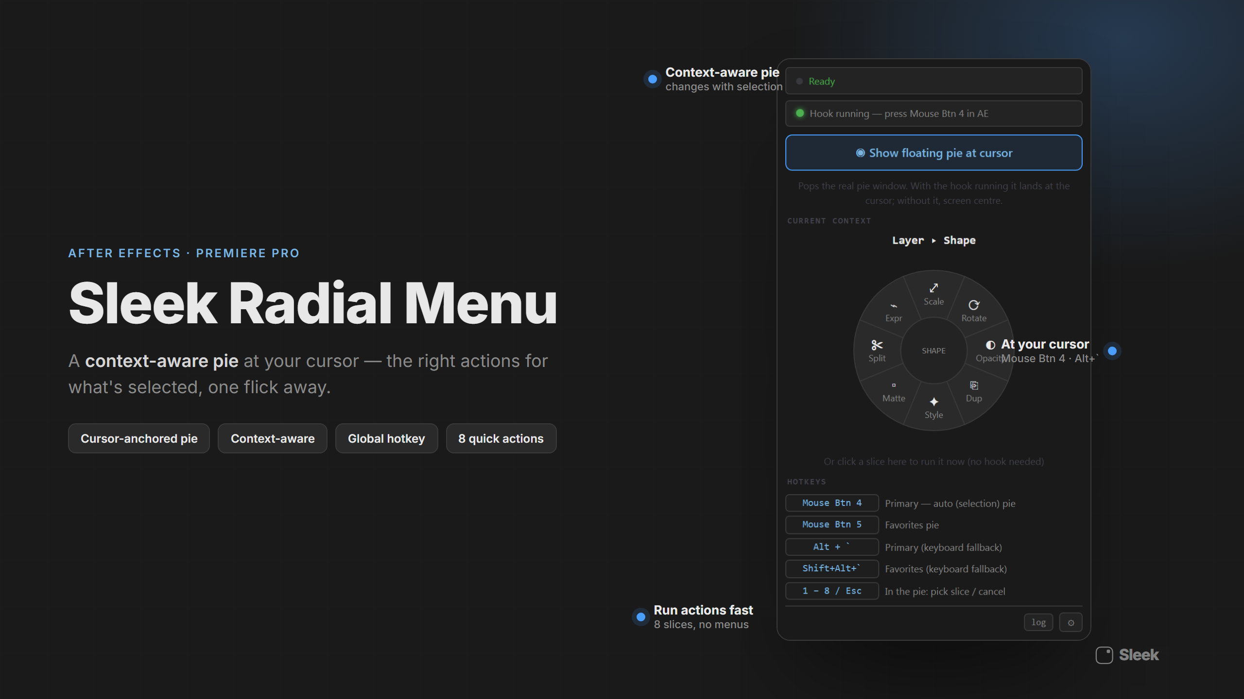 Sleek Radial Menu preview 1
