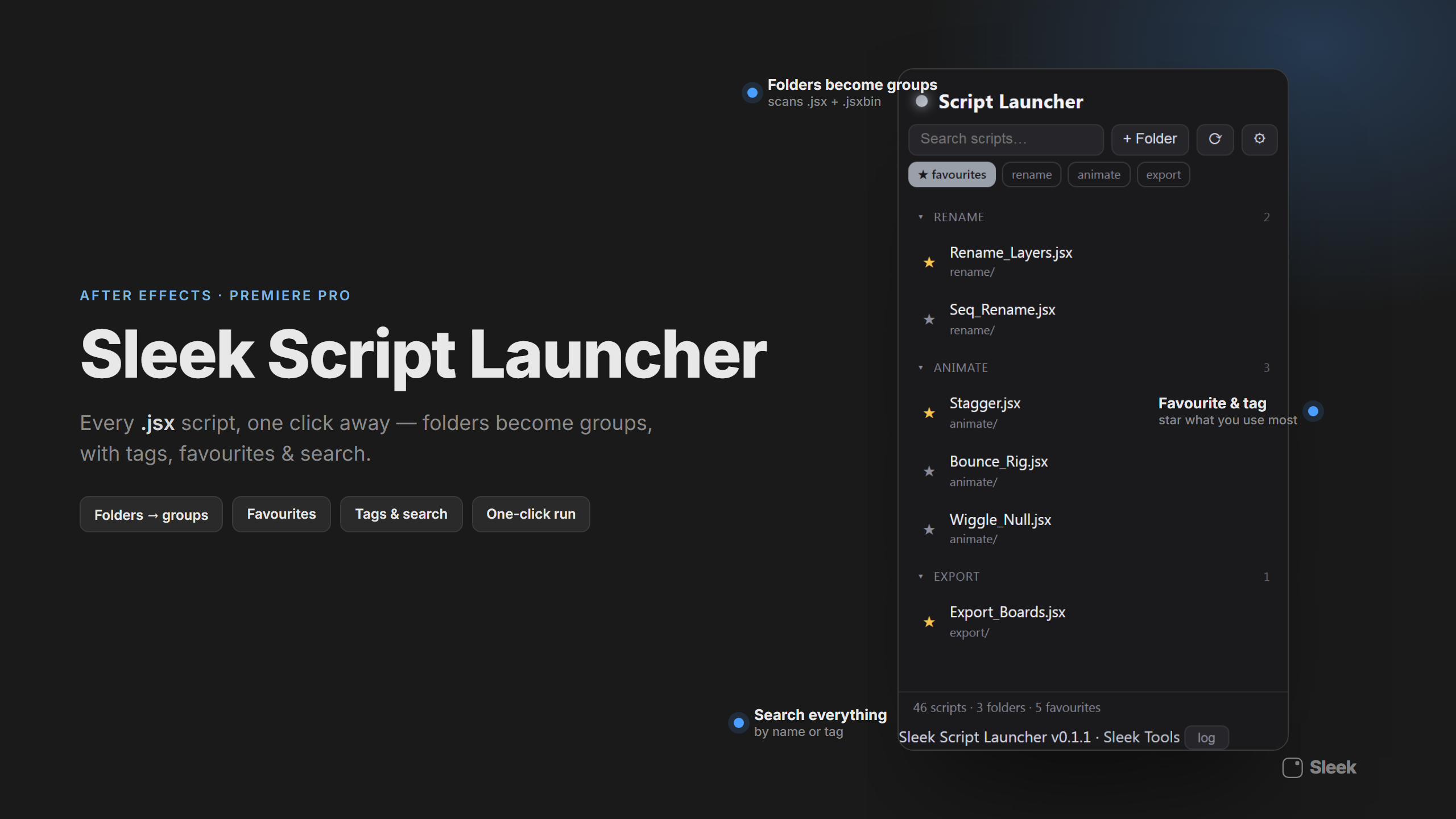 Sleek Script Launcher preview 1