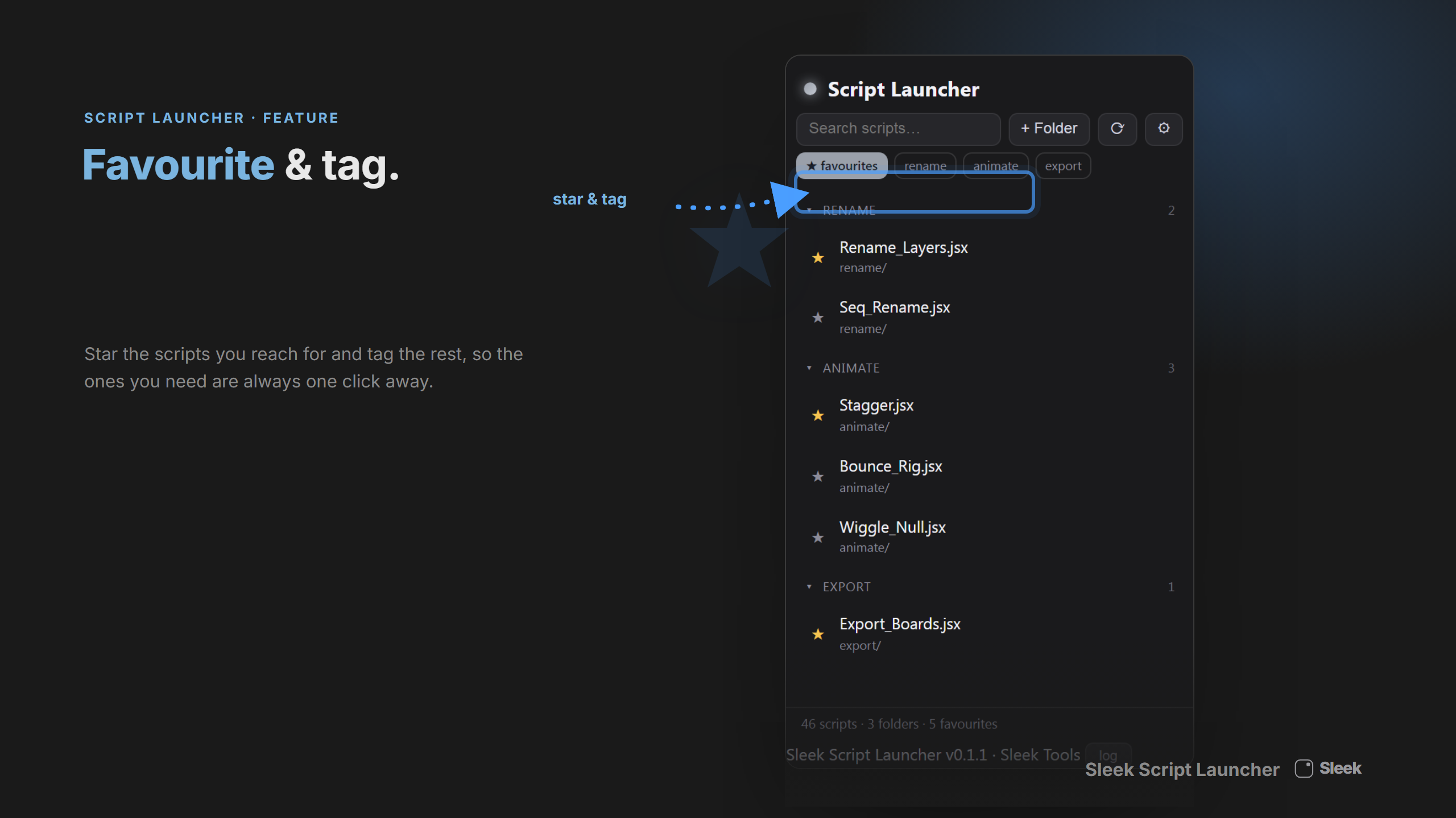 Sleek Script Launcher preview 2